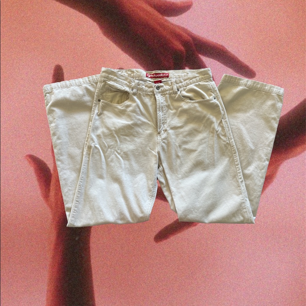 White vintage corduroy pants
